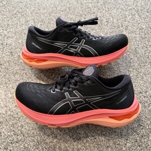 ASICS GT-2000 11 Womens Running Shoes Black Papaya 1012B271 Size 8.5